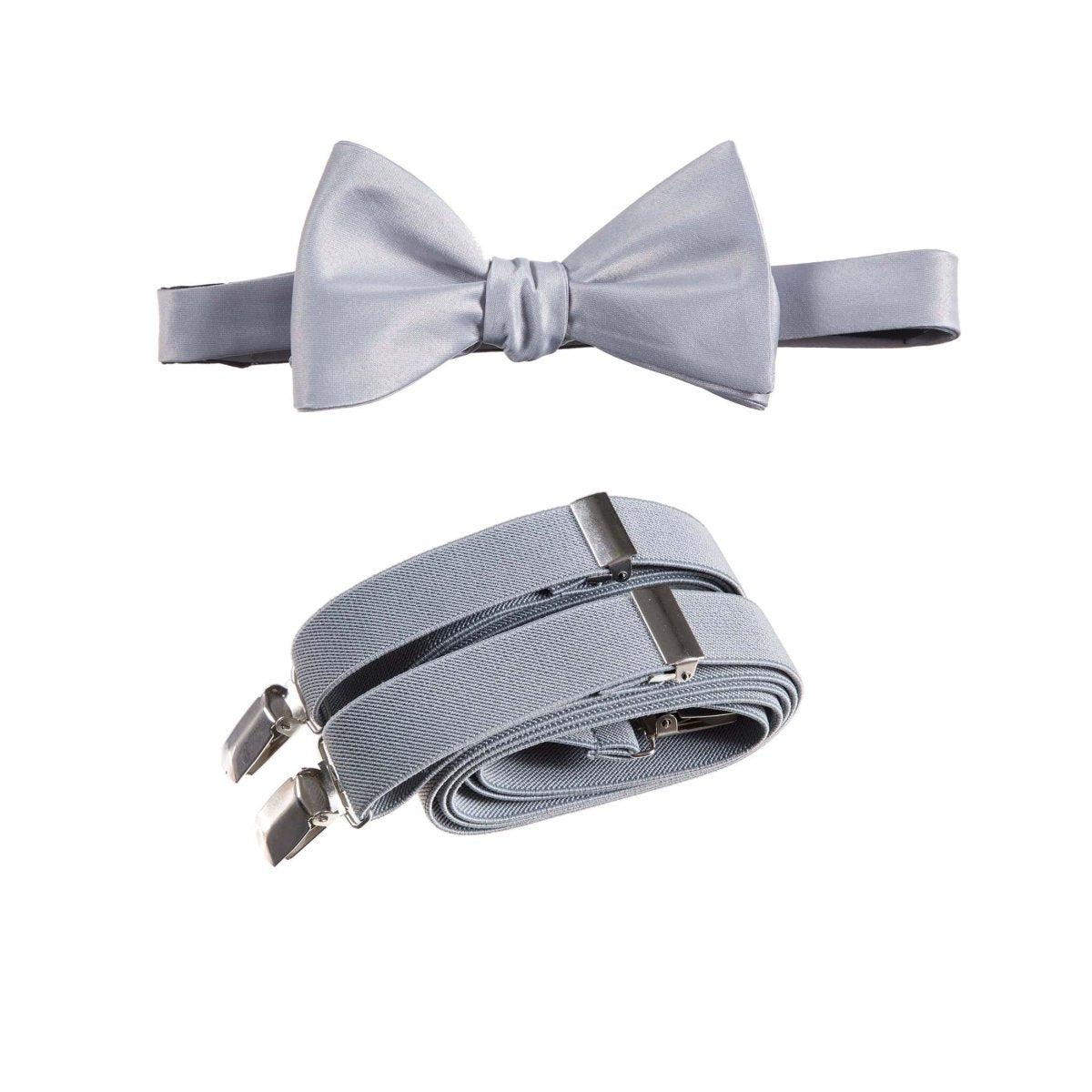 Self - Tie Bow Tie and Suspender Set for Adults - Tuxgear