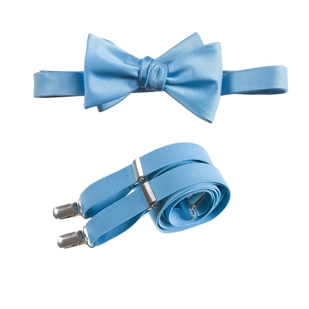 Self - Tie Bow Tie and Suspender Set for Adults - Tuxgear