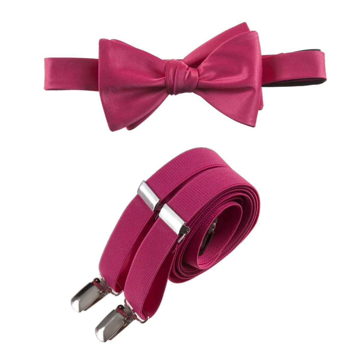 Self - Tie Bow Tie and Suspender Set for Adults - Tuxgear
