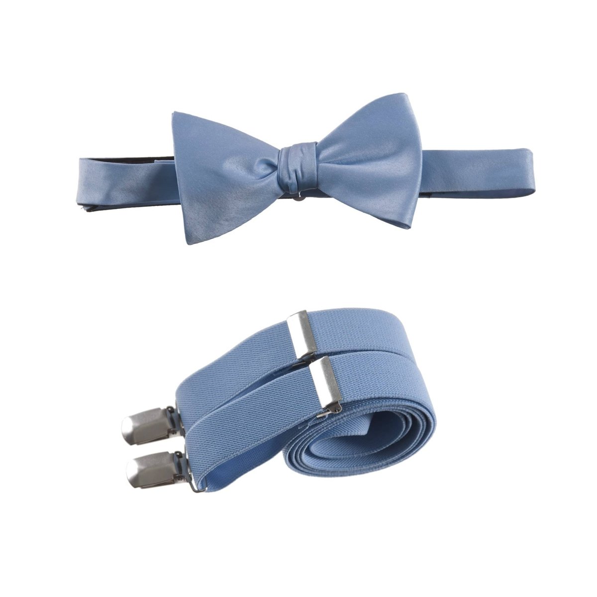 Self - Tie Bow Tie and Suspender Set for Adults - Tuxgear