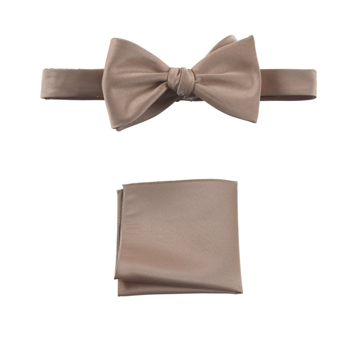 Selftie Bow Tie and Pocket Square Handkerchief Set - Tuxgear