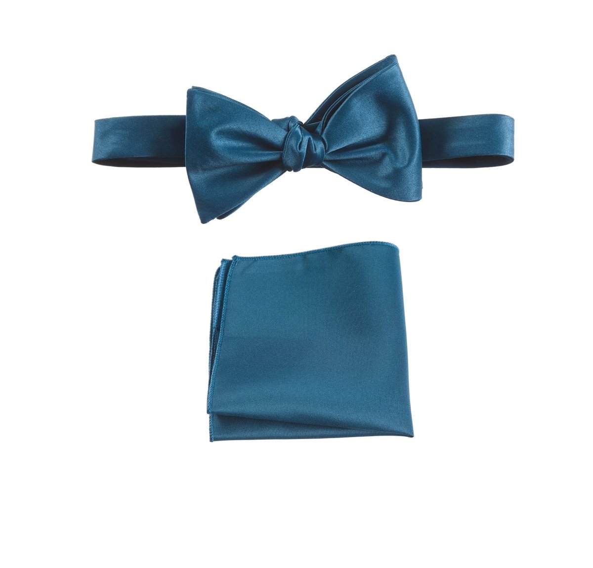 Selftie Bow Tie and Pocket Square Handkerchief Set - Tuxgear